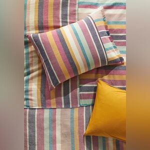 Anthropologie Woven Carolena Shams